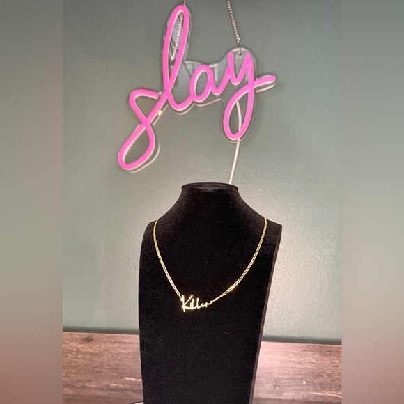 Jewelry - KILLER necklace Yellow Gold Vermeil over Solid Sterling Silver